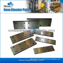 Aufzugskomponenten, Aufzugsfischplatte für Aufzugsschienen